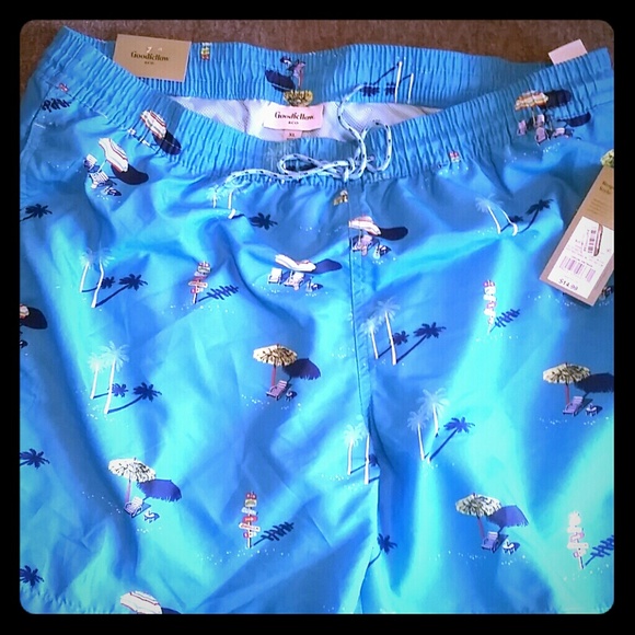 Men's swimming trunks boating shorts XXL NWT - Picture 1 of 6